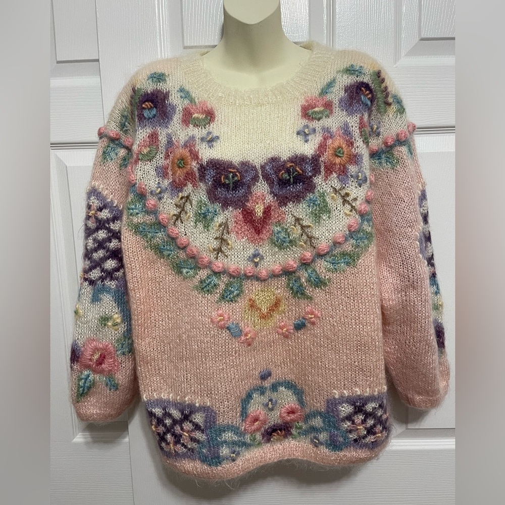 Jennifer reed sweater handmade brand new size S
63 % MOHAIR
37 % ACRYLIC no tag